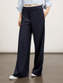 Palazzo trousers with double belt image number 2