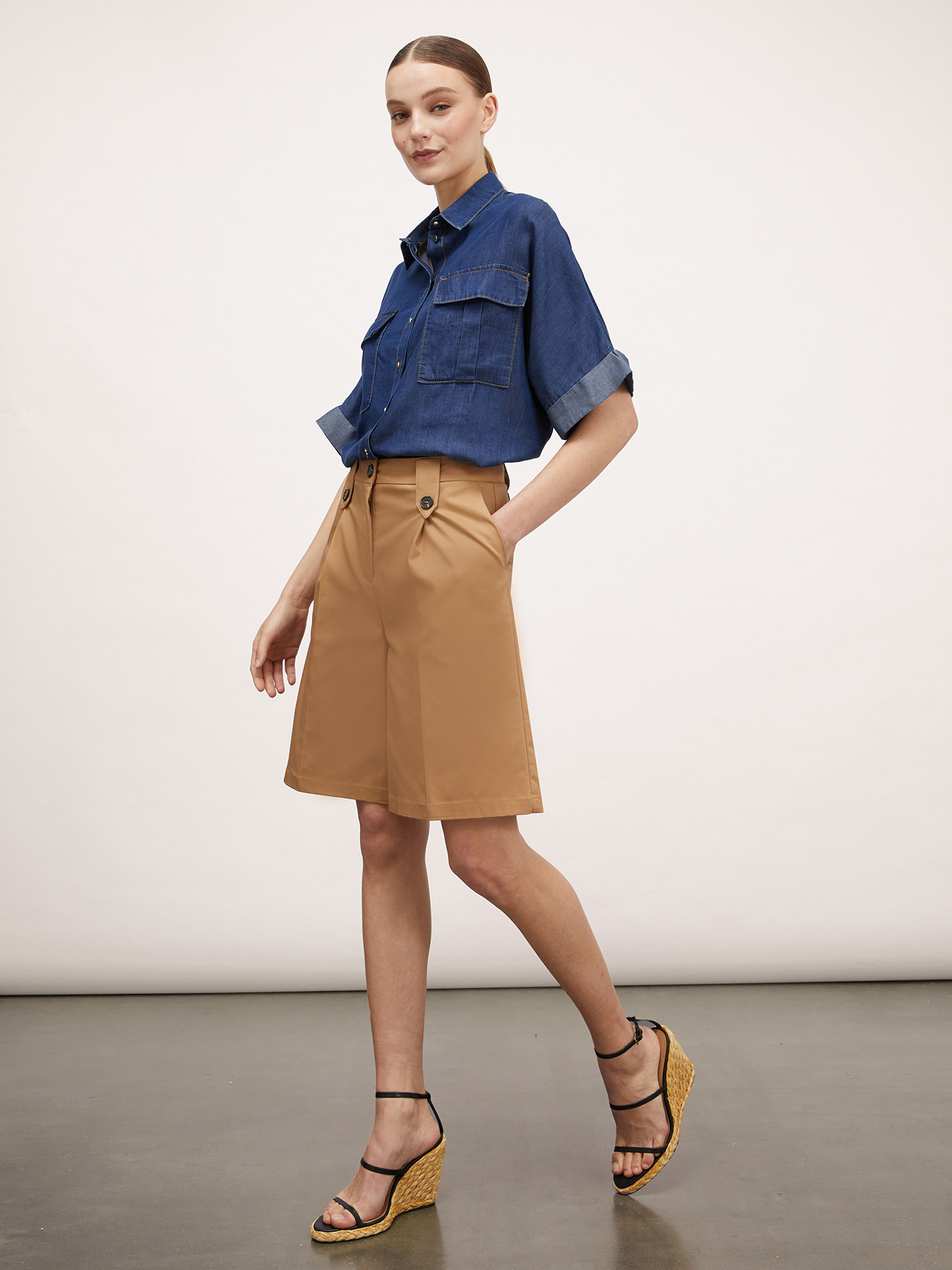 Chemise à manches courtes en TENCEL™ image number 3