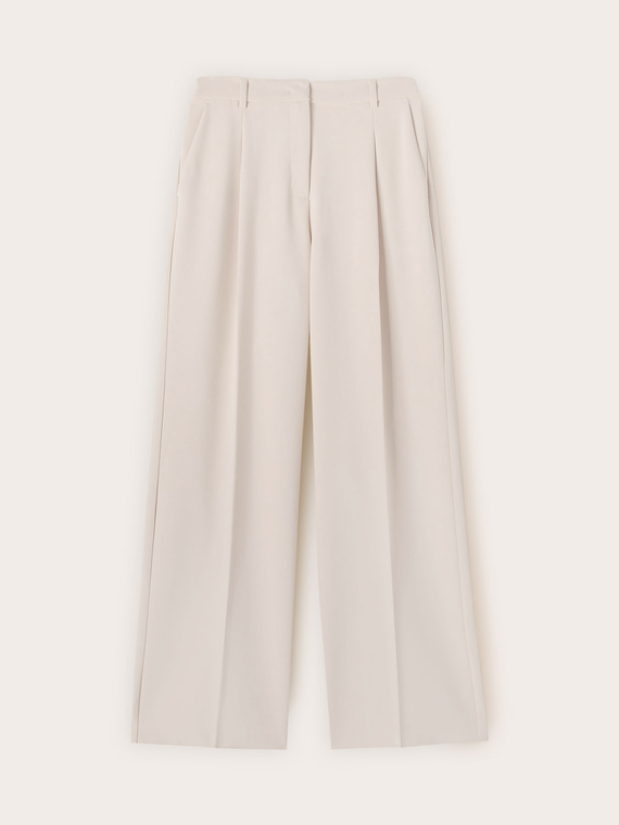 Palazzo pants in cr&ecirc;pe
