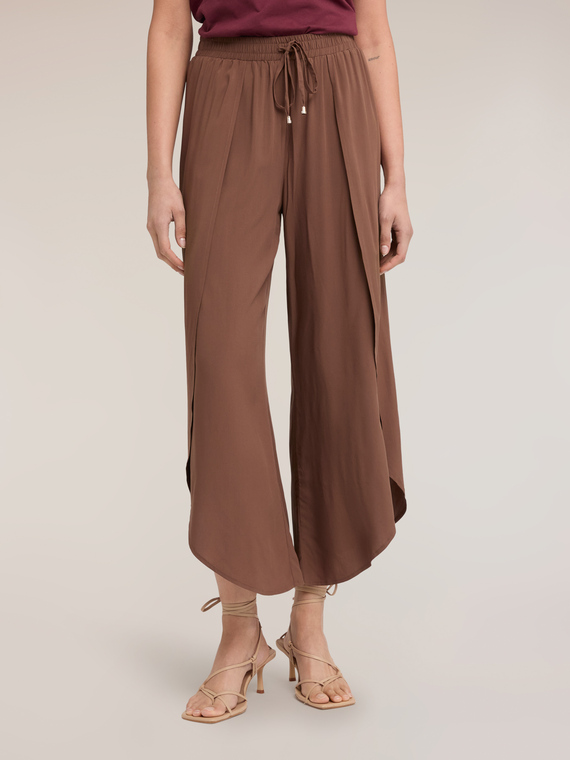 Viscose pareo trousers