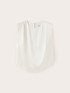 Satin blouse with straps image number 4