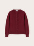 100% cashmere knitted cardigan image number 4