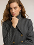Pinstripe Milano stitch jacket image number 3