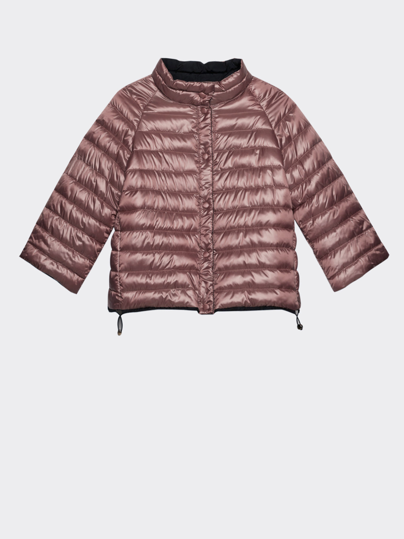 Reversible, cape model down jacket image number 4