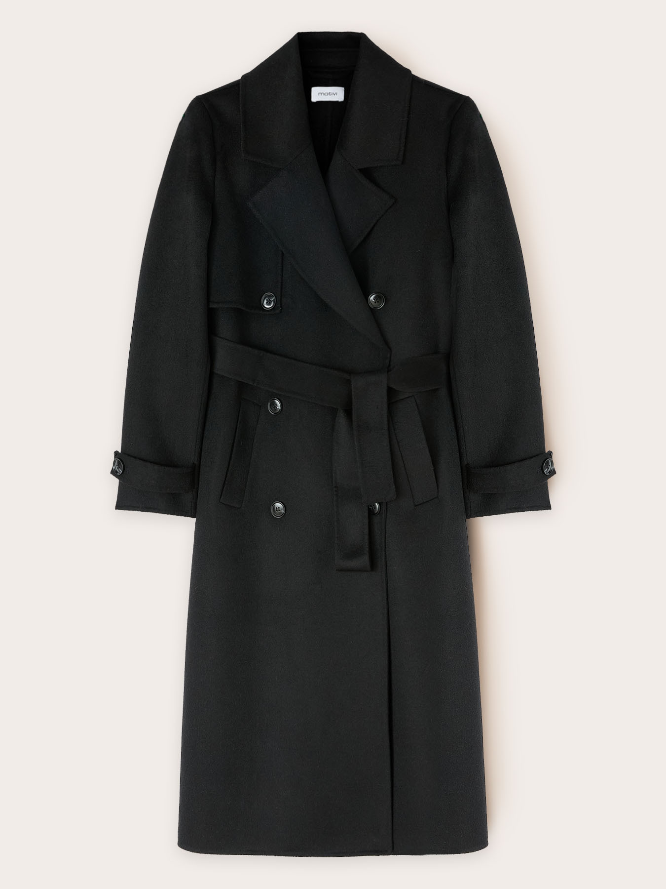 Wool blend trench coat image number 4