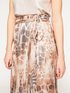 Animal-print patterned satin wraparound skirt image number 2