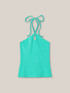 Top halter neck in jersey a costine image number 2