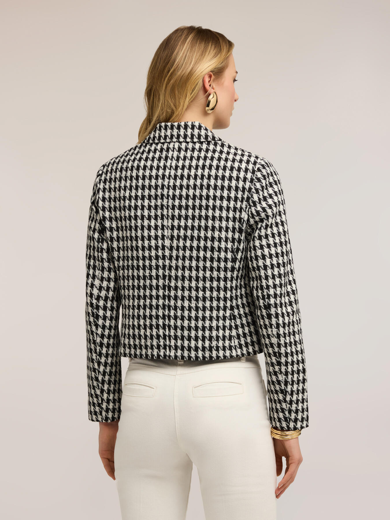 Jachetă scurtă pied de poule image number 1