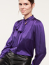 Bluse mit Satin-Schleife image number 2