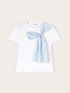 T-shirt with striped bow image number 5