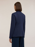 Single-breasted blazer jacket in milano knit image number 1