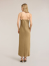 Vestito lungo lingerie in raso image number 1