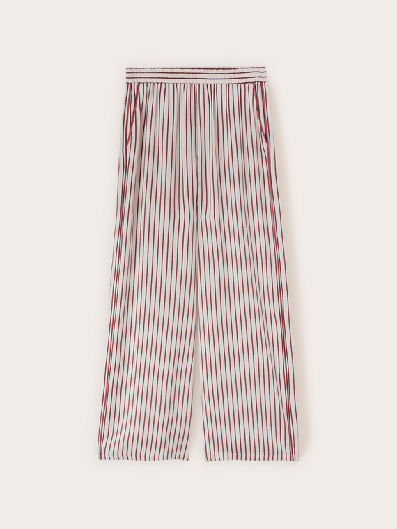 Palazzo pants in viscose twill