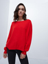 Oversized solid colour sweater image number 2