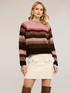 Striped wool blend sweater image number 0