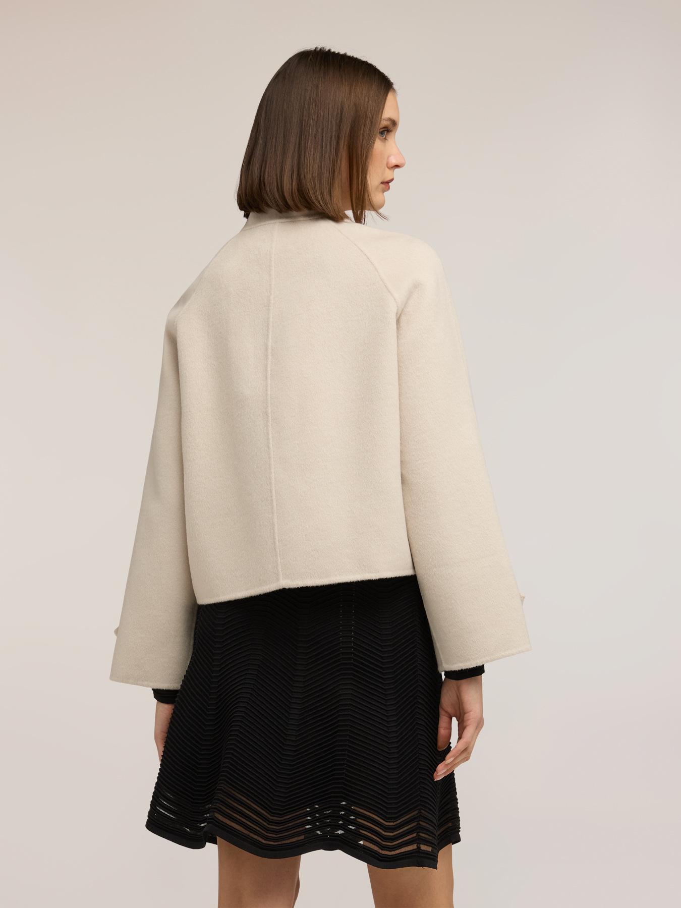Cappotto caban in double misto lana image number 1