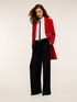 Single-breasted wool blend cloth coat image number 2