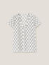 Flowing diamond-patterned blouse image number 3