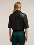 Cropped jacket with short sleeves image number 1