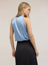 Top en satin avec n&oelig;ud image number 1