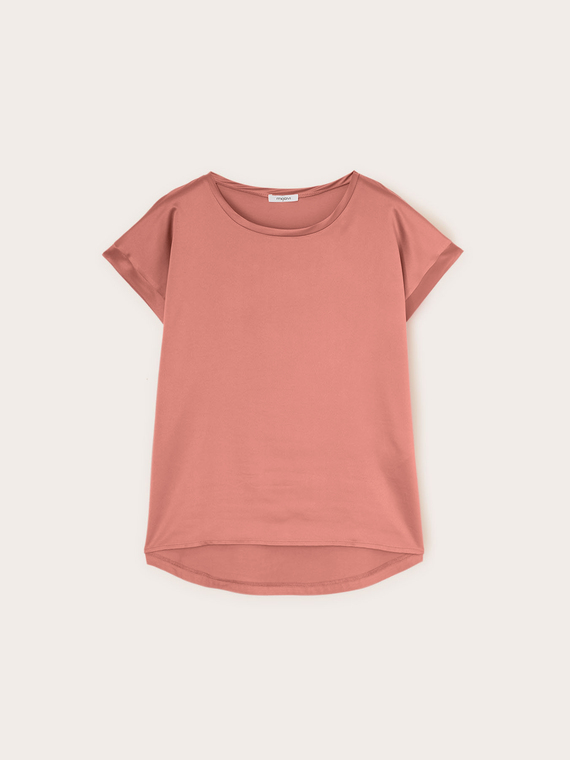 Two-material T-shirt