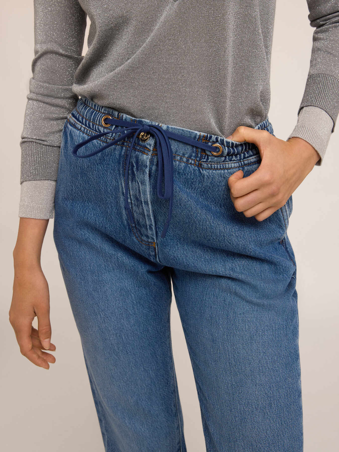 Slouchy-Jeans aus Lyocell-Mischung image number 0