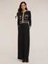 Cardigan with contrasting color edges image number 3