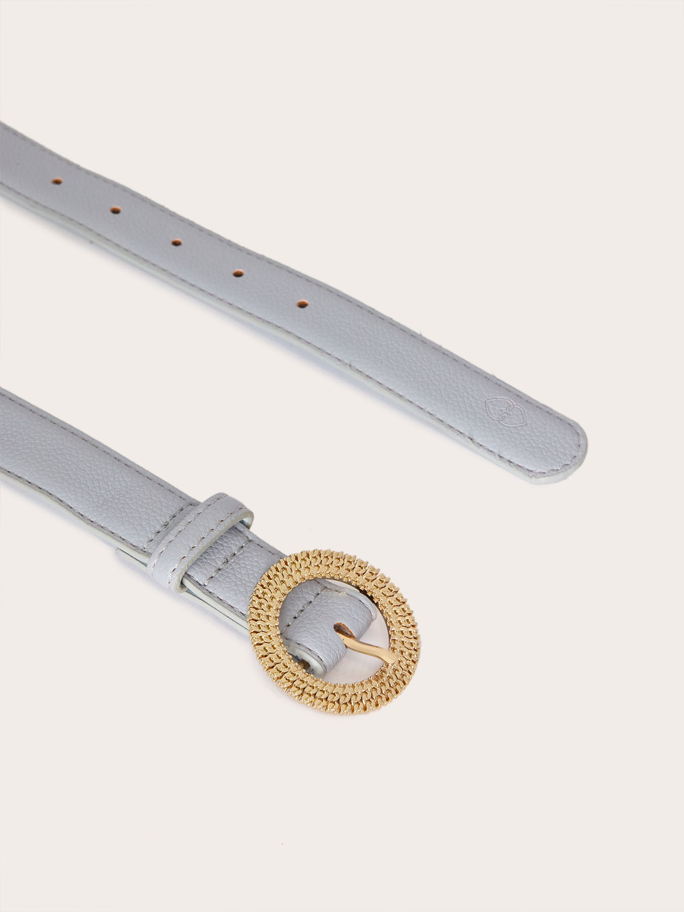 Ceinture avec boucle circulaire bijou image number 2