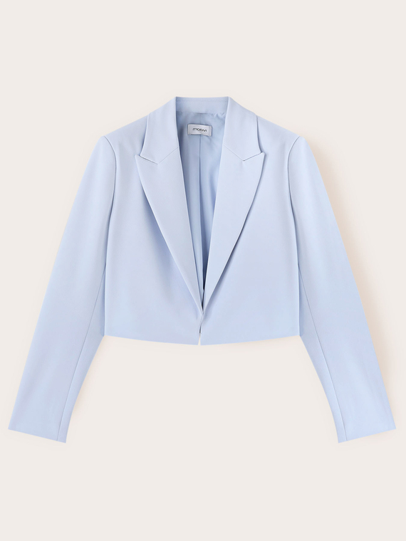 Spencer jacket in cr&ecirc;pe