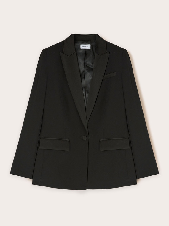 Blazer in envers  satin