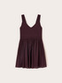 Flare dress in cotton voile with V-neck image number 4