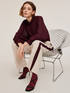 Striped devor&egrave; blouse image number 0