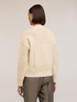 Cardigan with mesh knit image number 1