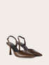 Escarpins slingback effet python image number 2