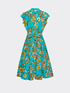 Floral patterned chemisier dress image number 3