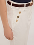 Regular trousers with metal buttons image number 2