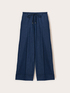 Jeans cropped palazzo con coulisse image number 0