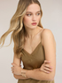 Vestito lungo lingerie in raso image number 3