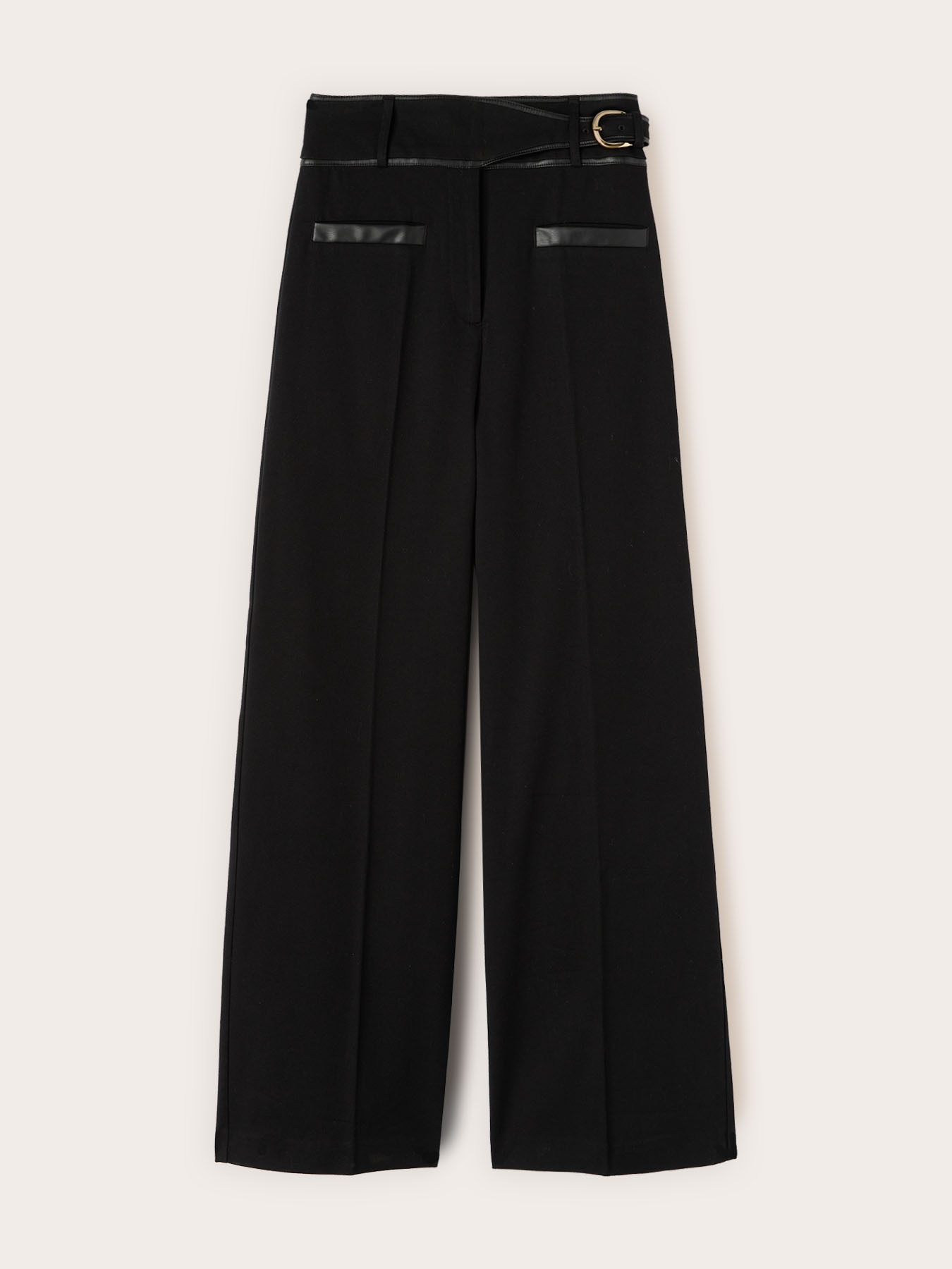 Palazzo-Hose mit hohem Bund image number 4