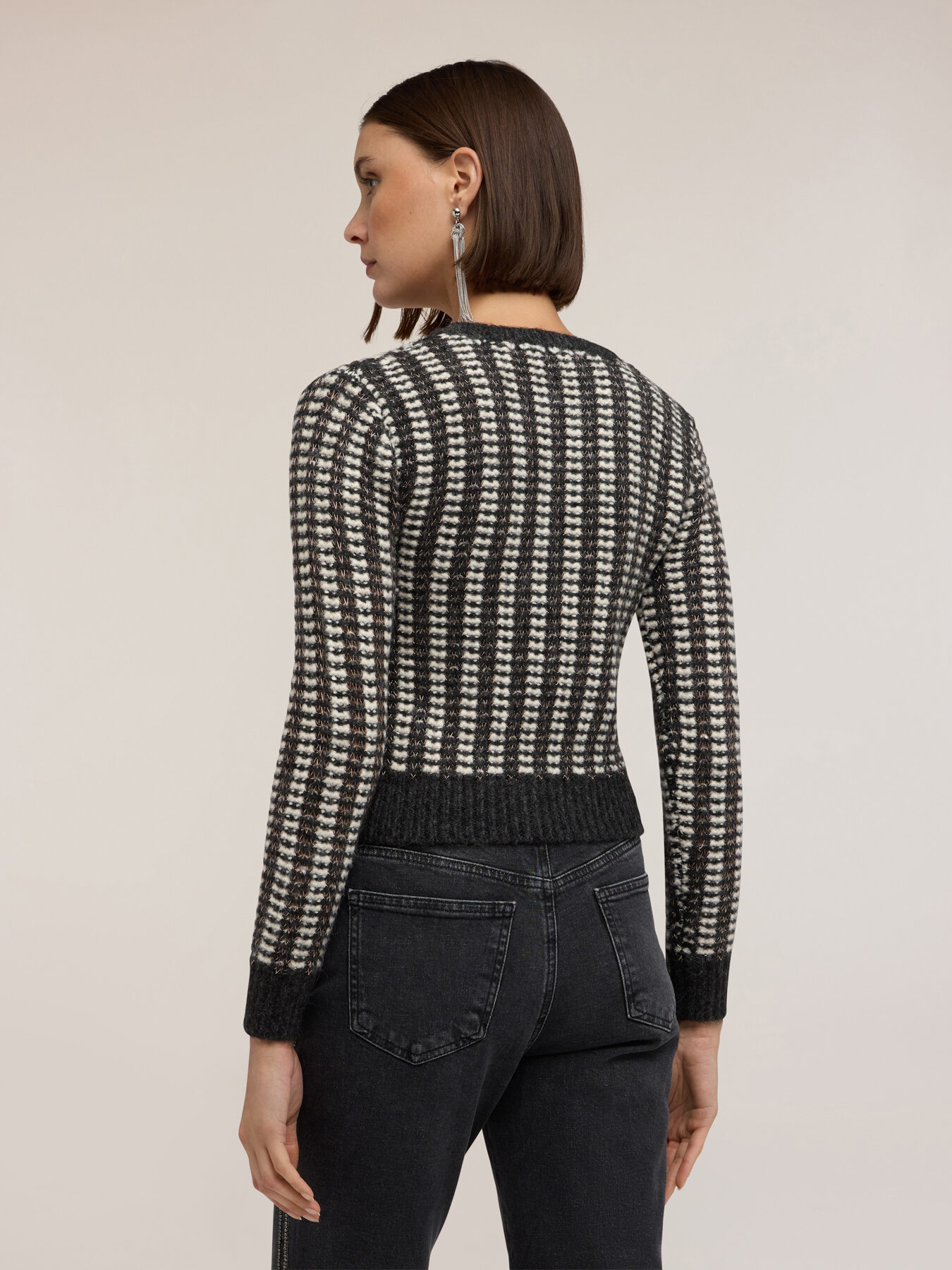 Maille jacquard avec applications image number 1