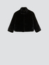 Cappotto corto in simil pelliccia image number 3