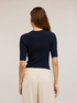 Rippenstrickshirt mit Kurzarm image number 1