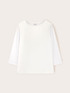 Two-material T-shirt image number 3