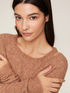 Sweater with cut-out feature on the neckline image number 2