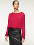 Mohair blend Openwork boxy sweater image number 0