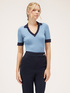Polo in maglia a coste image number 0