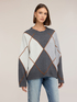 Jersey de mezcla de lana con motivo argyle image number 1
