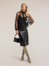 Lace blouse with draped collar image number 2