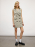 Sleeveless coat dress image number 2