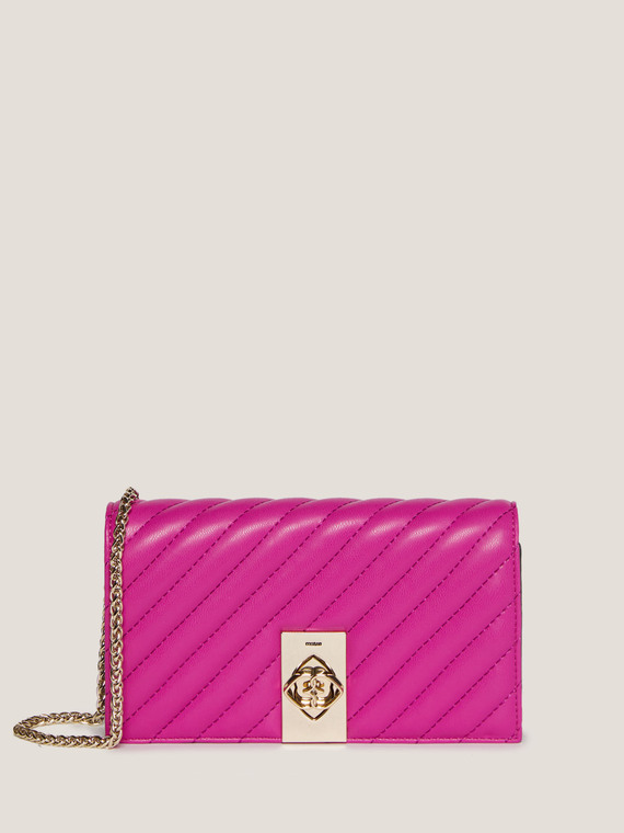 Wallet Bag in quilted effect faux leather